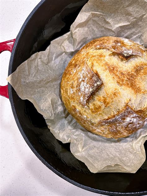 Easy No Knead Crusty Bread Recipe - The Sprouting Homestead