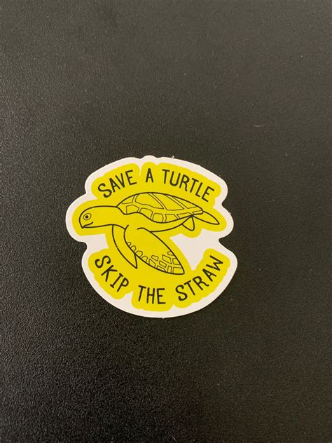 Save The Turtles Sticker Decal Etsy