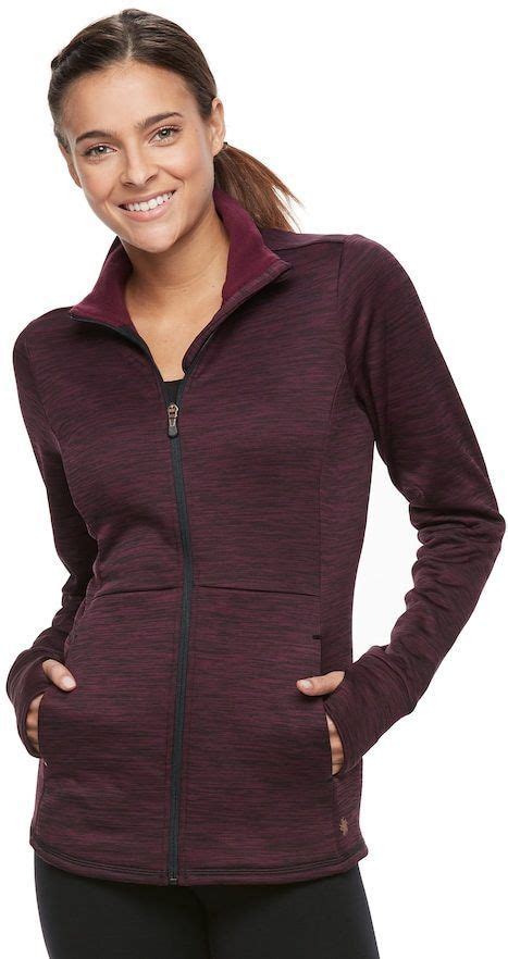 Womens Tek Gear® Performance Full Zip Fleece Jacket Fleece Jacket