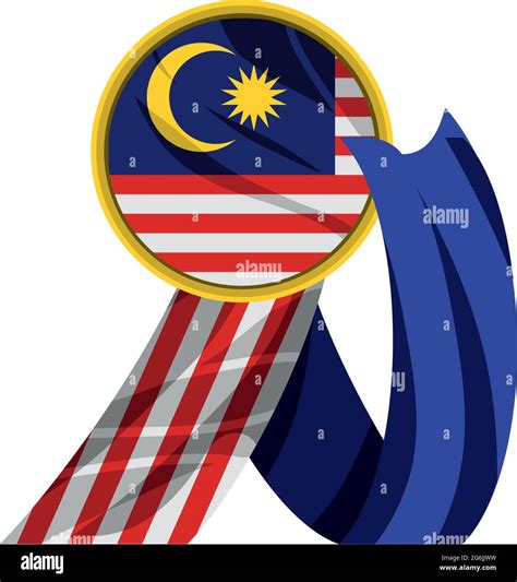 malaysia flag in badge Stock Vector Image & Art - Alamy