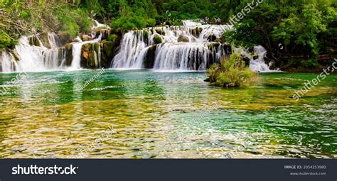 Krka Waterfall Croatian National Park Stock Photo Shutterstock