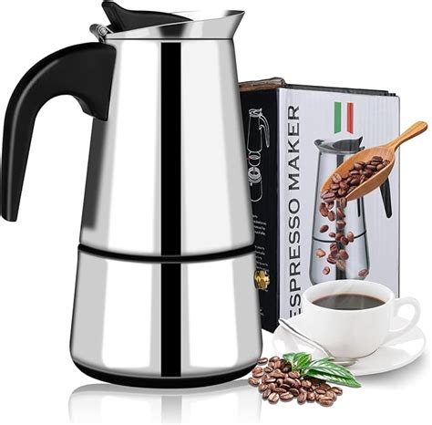 Amazon De Yoyiag Espressokanne Induktion Edelstahl Geeignet