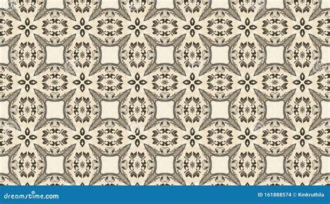 Light Brown Vintage Floral Wallpaper Background Stock Photo - Image of ...