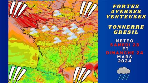 ATTENTION FORTES AVERSES TONNERRE GRESIL ET TEMPS TRES FRAIS OU ET