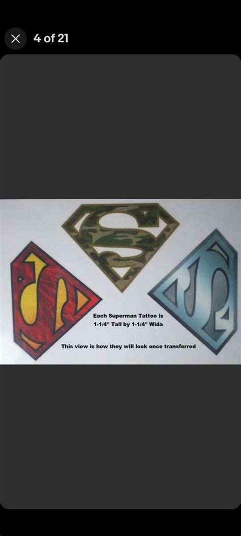 Justice League Symbol Tattoo