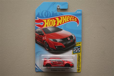 Hot Wheels HW Speed Graphics Honda Civic Type R Red SEE CONDITION