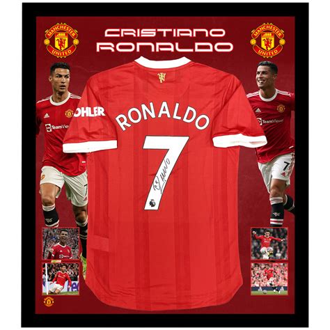 Soccer – Cristiano Ronaldo Signed & Framed Manchester United 2021-22 ...