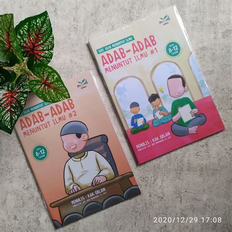 Jual Adab Adab Menuntut Ilmu Kak Erlan Bagian Dan Paket Buku