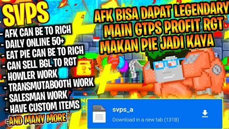 AFK BISA DAPET LEGENDARY CUY NEW GROWTOPIA PRIVATE SERVER TERBARU