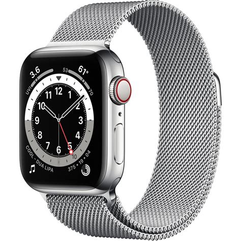 Apple Watch Serie 6 September 2020 40 Mm Rostfreier Stahl Silber