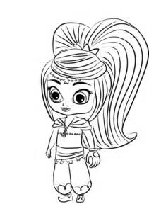 Shimmer and Shine Coloring Pages - Best Coloring Pages For Kids