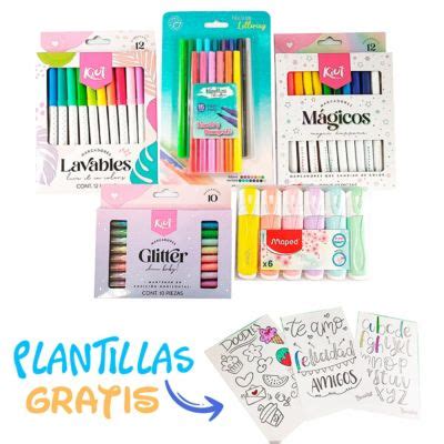 Kit Marcadores Kiut Dise O De Letras Lettering Timoteo X Piezas