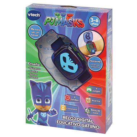 Vtech Reloj Pj Masks Gatuno Reloj Infantil Educativo