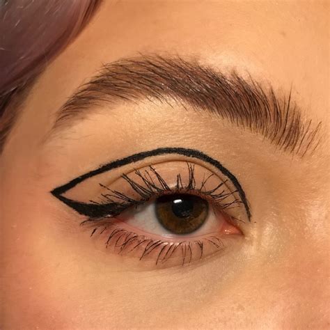 Aesthetic Black Graphic Liner No Eyeliner Makeup Makeup Looks Eye