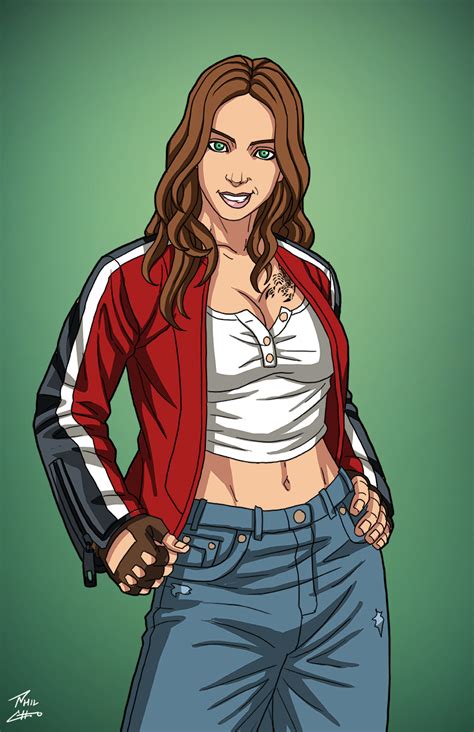 Maddie Collins (Earth-27) commission by phil-cho on DeviantArt