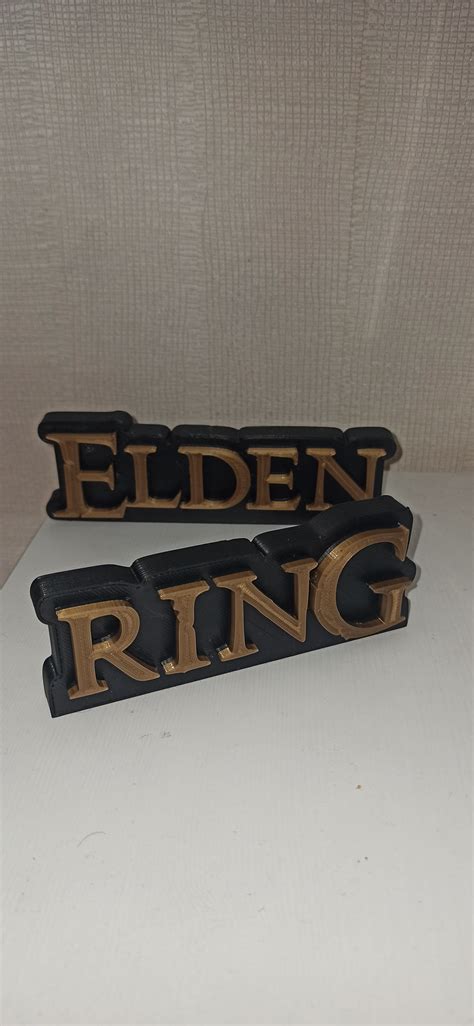 STL file LOGO Elden Ring ( EASY PRINT )・3D printing idea to download・Cults