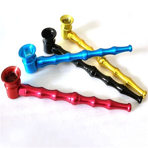 Small Bamboo Tobacco Stems Smok Metal Pipes Portable Creative Smoking