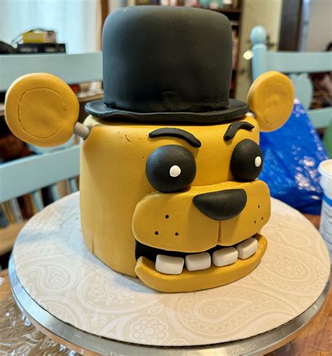 Five nights at Freddy’s cake for my son : r/cakedecorating