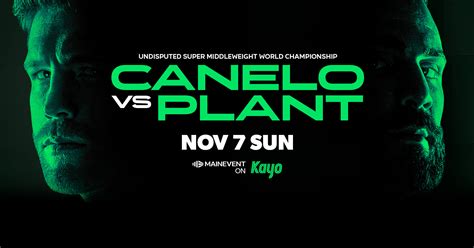 Watch Canelo v Plant Live on Kayo Pay-Per-View