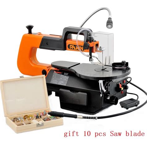 Electric Scroll Saw Inch Speed Variable Jig Saw V Woodworking Diy