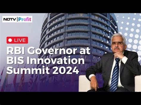 Shaktikanta Das Live I Rbi Governor At Bis Innovation Summit Live