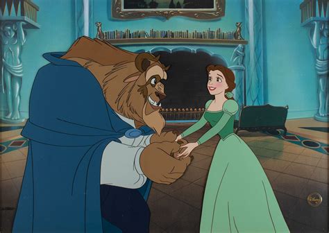 Beauty And The Beast Limited Edition Hand Painted Cel Rr Auction