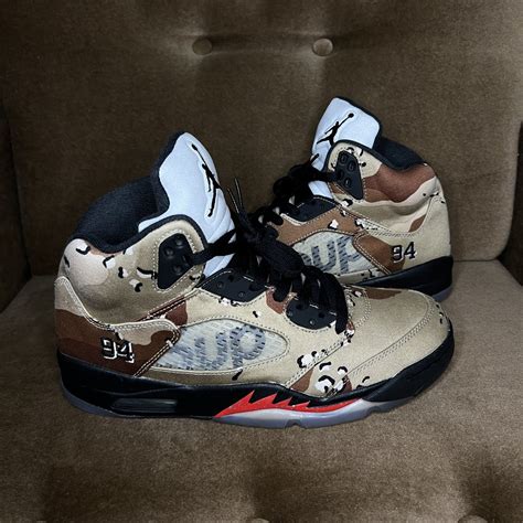 Supreme Air Jordan 5 Supreme “Desert Camo” 2015 | Grailed