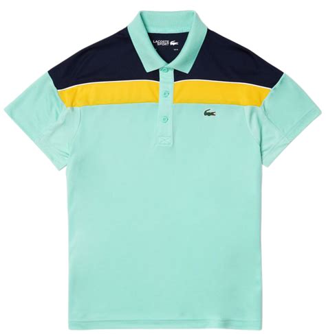 Lacoste Mens Thermo Regulating Piqué Regular Fit Polo Shirt Green