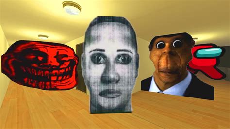 Trolface And Selene Obunga And Amogus Garrys Mod Nextbot Youtube