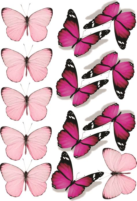 Topo De Bolo Borboletas Rosa Butterfly Cake Topper Diy Cake Topper