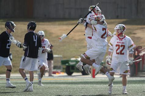 start maryland mens lacrosse  tied