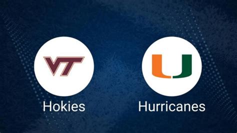 Virginia Tech Vs Miami Fl Predictions Picks Odds Moneyline