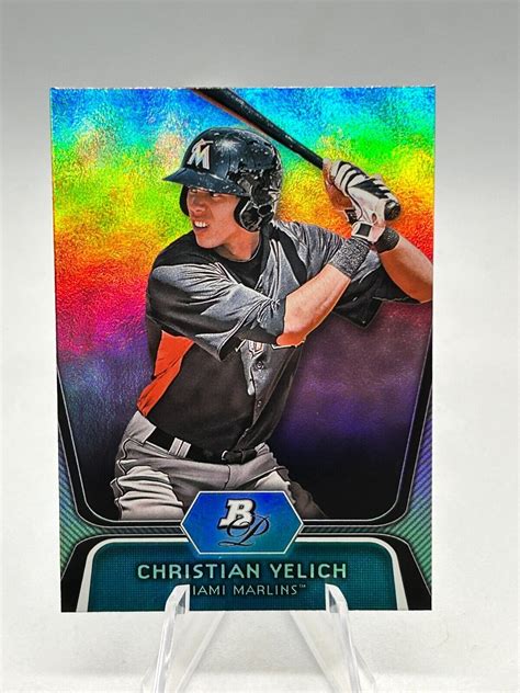 Christian Yelich 2012 Bowman Platinum Draft Card BPP 49 EBay