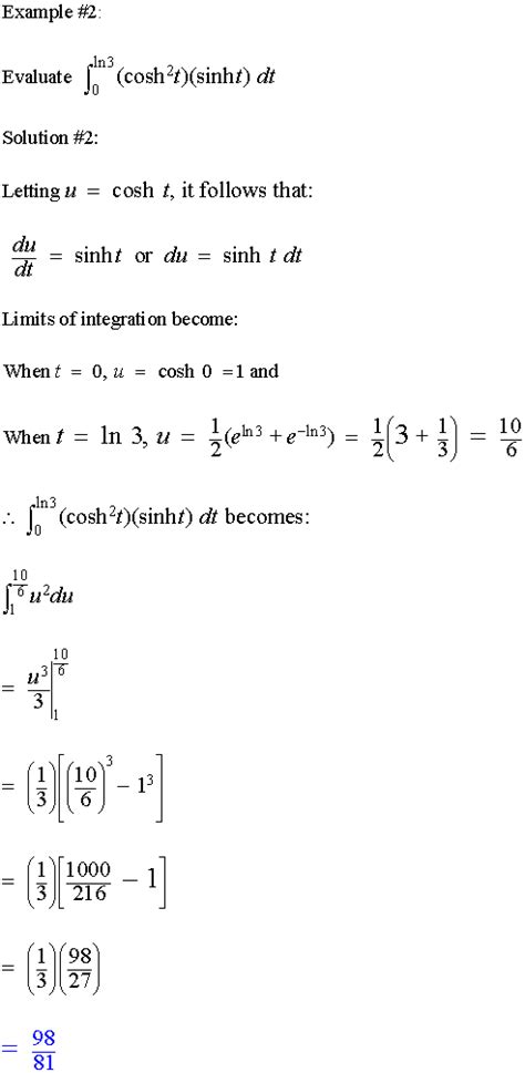 Hyperbolic Functions