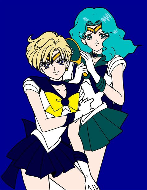 Sailor Uranus And Neptune by Simi1199 on DeviantArt