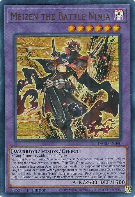 Meizen The Battle Ninja Darkwing Blast Yugioh