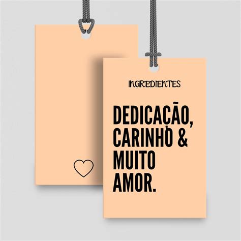 Imprimaria Sua Marca Em Destaque Tag Dedica O Carinho E Muito Amor