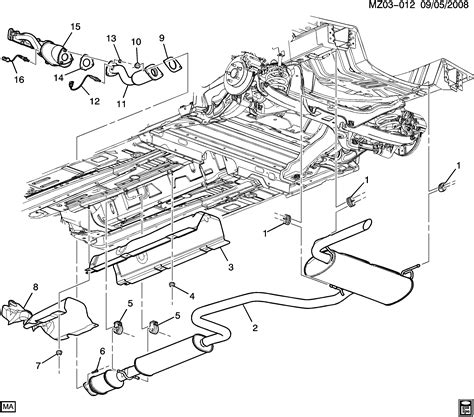 Malibu Exhaust System Chevrolet Epc Online