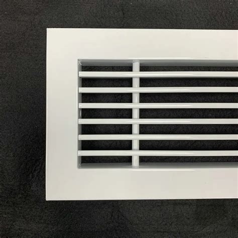 Hvac System Aluminium Linear Air Grilles Linear Bar Grille For Ceiling