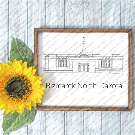 Bismarck North Dakota LDS Temple SVG File-digital Download - Etsy