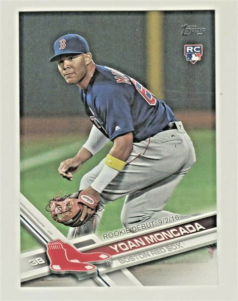 2017 Topps Update Us125 Yoan Moncada Rc Rookie Chicago White Sox Ebay