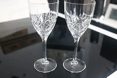 Royal Doulton Cut Glass Wine Glasses PIPS TRIP