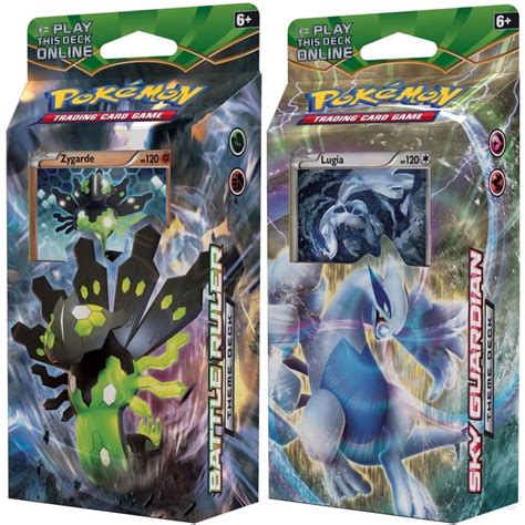 Pokemon Xy Fates Collide Theme Decks Sky Guardian Lugia Battle