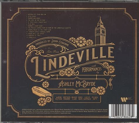 Ashley Mcbryde Cd Ashley Mcbryde Presents Lindeville Cd Bear