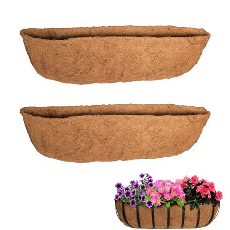 Buy 2 Pack Trough Coco Liner Fiber Replacement For Ers 24 Inch Coconut Coir Liner For Metal