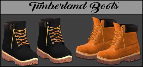 Sims 4 CC's - The Best: Timberland Boots in 45 Colors by LumySims