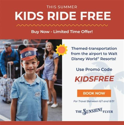 Kids Ride Free Disney The Sunshine Flyer Allearsnet