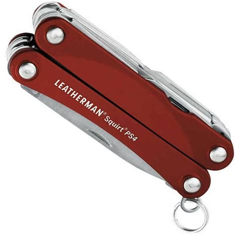 Leatherman Squirt Ps4 Keychain Multi Tool Red