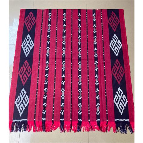 Jual Kain Tenun Blanket Halusan Etnik Jepara Motif Tradisional Tenun