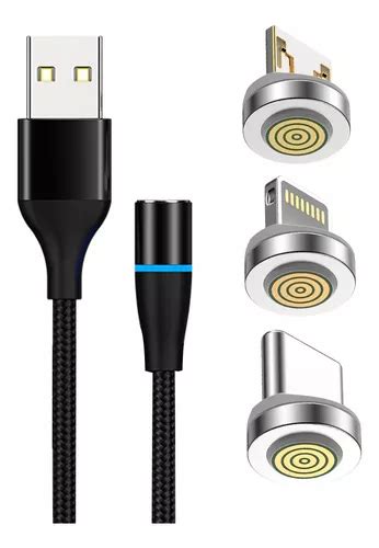 Cargador Magnetico Cable Usb Carga Rapida En Ip Tipo C V Mercadolibre